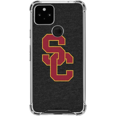 University of Southern California USC Grey Logo Pixel Cases